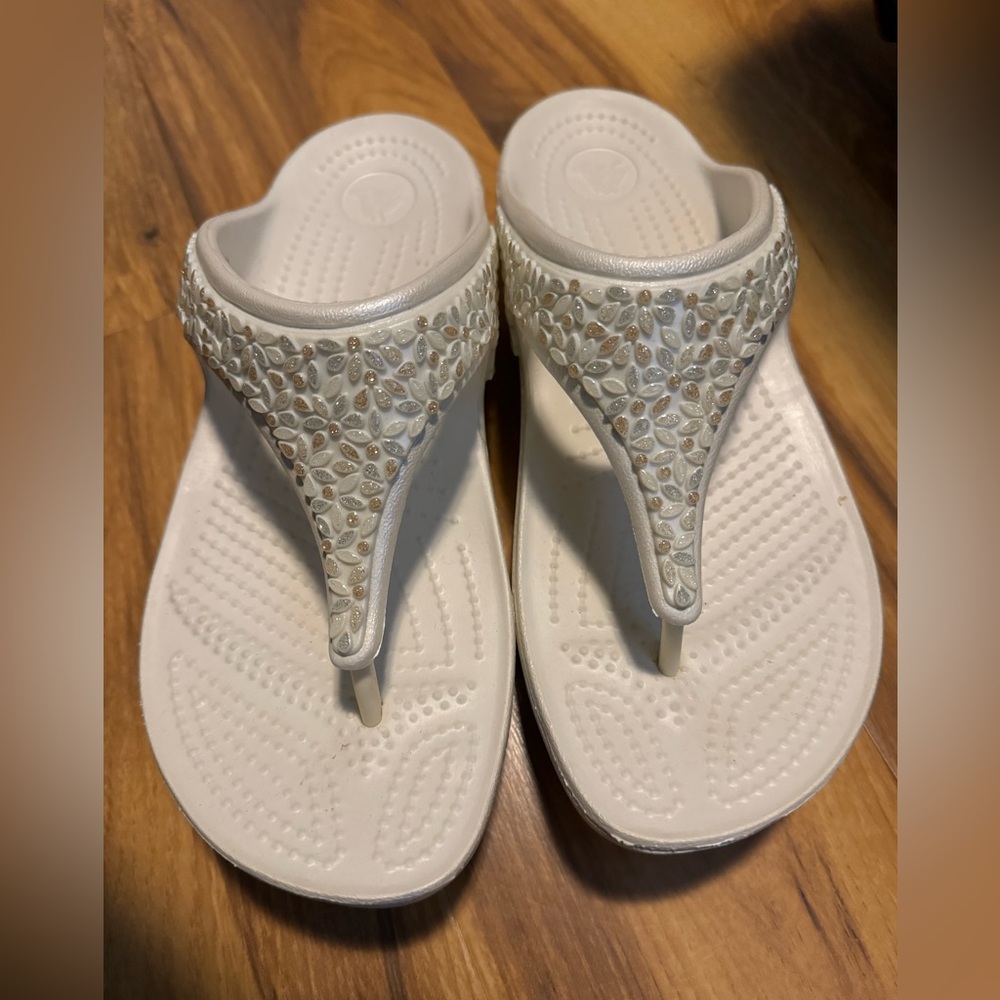 CROCS Women’s Platform Flip Flops Sandals